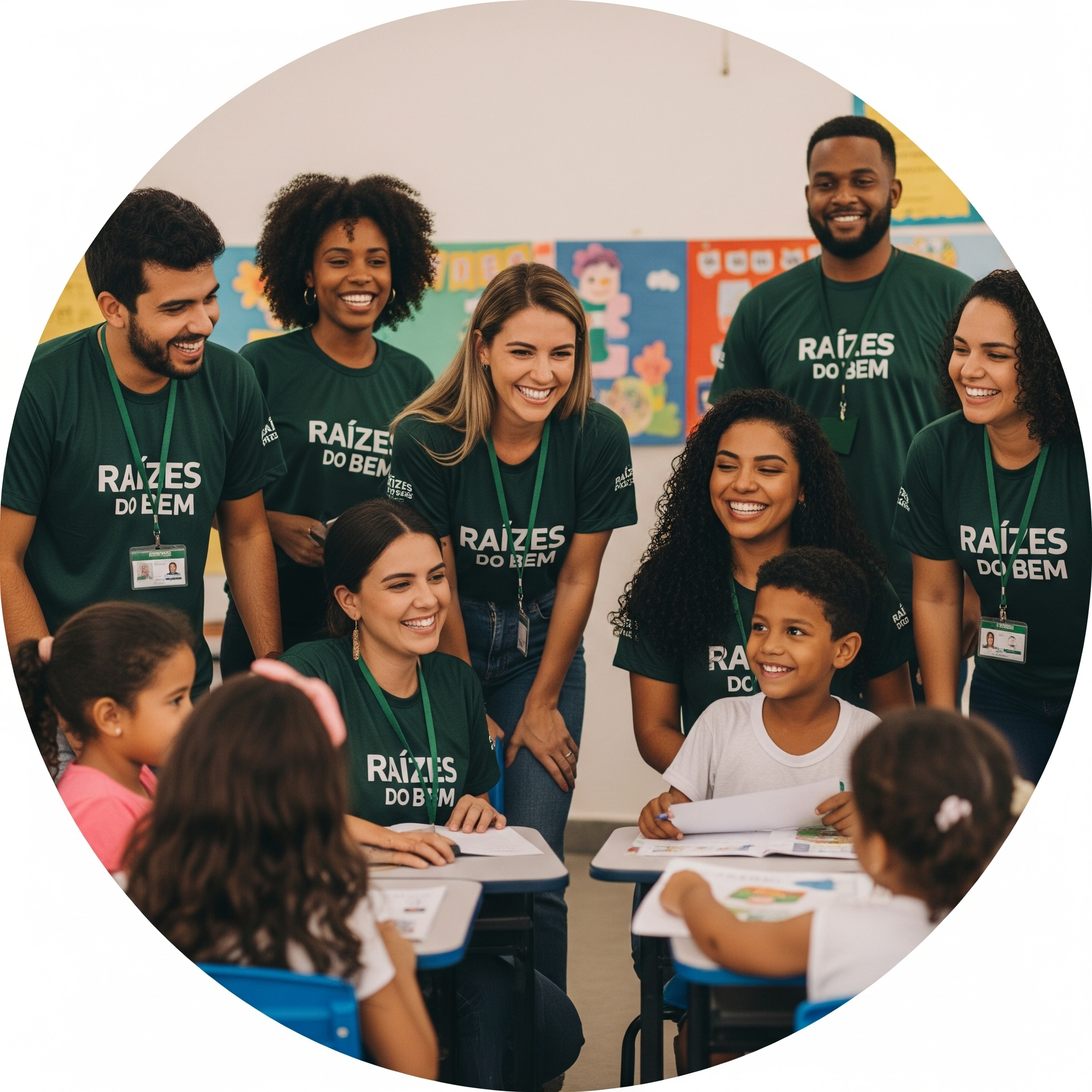 Voluntariado em projetos educativos